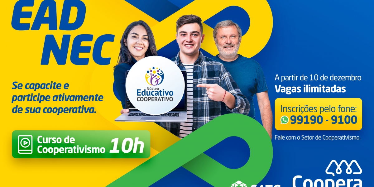 COOPERA e SATC lançam curso de Cooperativismo online