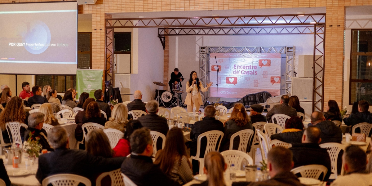 Coopera realiza a segunda edição do Encontro de Casais em Forquilhinha