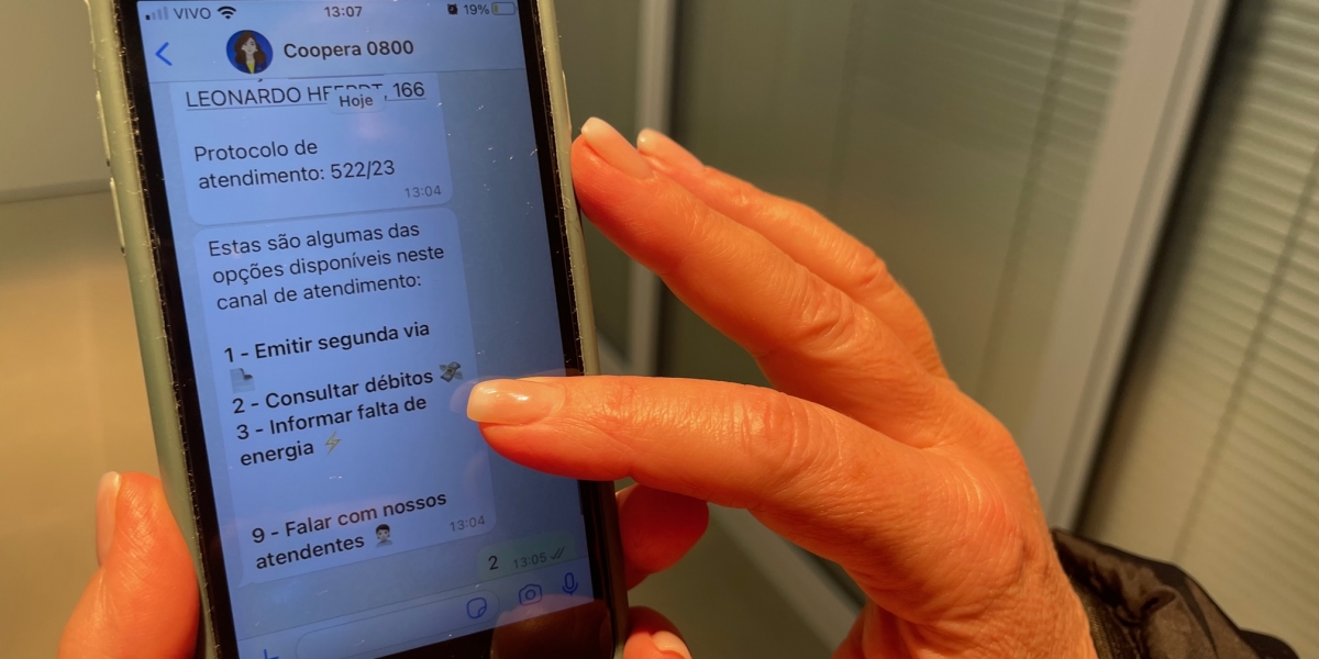    COOPERA lança WhatsApp para atendimento aos cooperados/consumidores