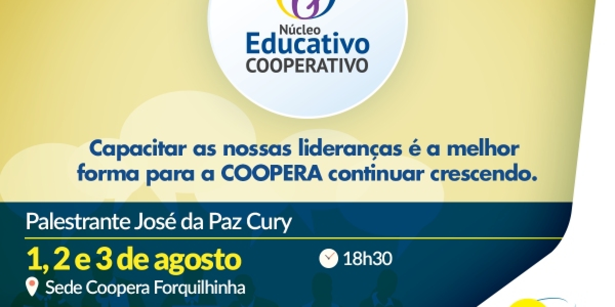 Inscrições para o Núcleo Educativo Cooperativo podem ser feitas até segunda