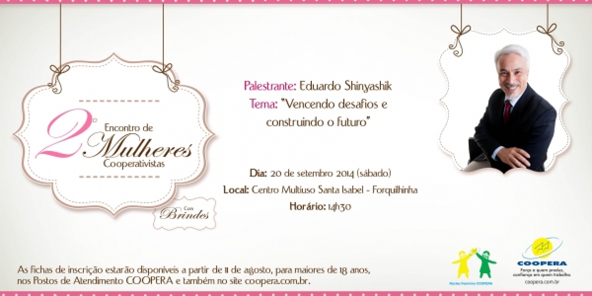 Inscrições abertas para o Encontro de Mulheres