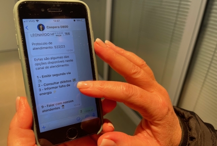    COOPERA lança WhatsApp para atendimento aos cooperados/consumidores