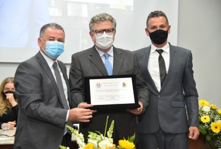 Walmir Rampinelli recebe título de Cidadão Honorário em Forquilhinha