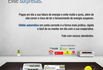 COOPERA incentiva adesão ao pagamento de conta por débito automático  