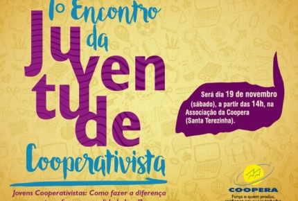  1º Encontro da Juventude Cooperativista acontece sábado