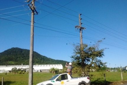 COOPERA realiza inspeção termográfica nas redes